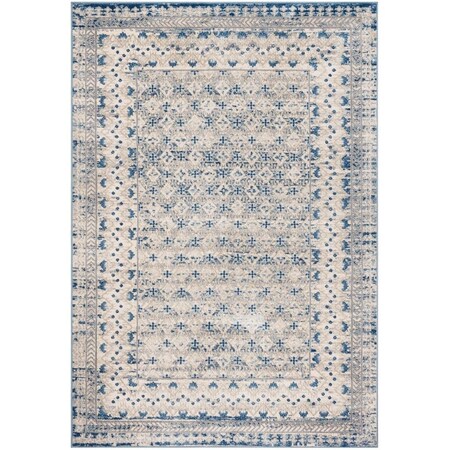 Safavieh 12 x 18 ft. Brentwood Power Loomed Rectangle Area Rug Light Grey & Blue BNT899G-1218
